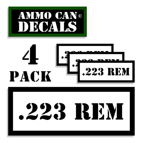 223 rem ammo can - can, labels